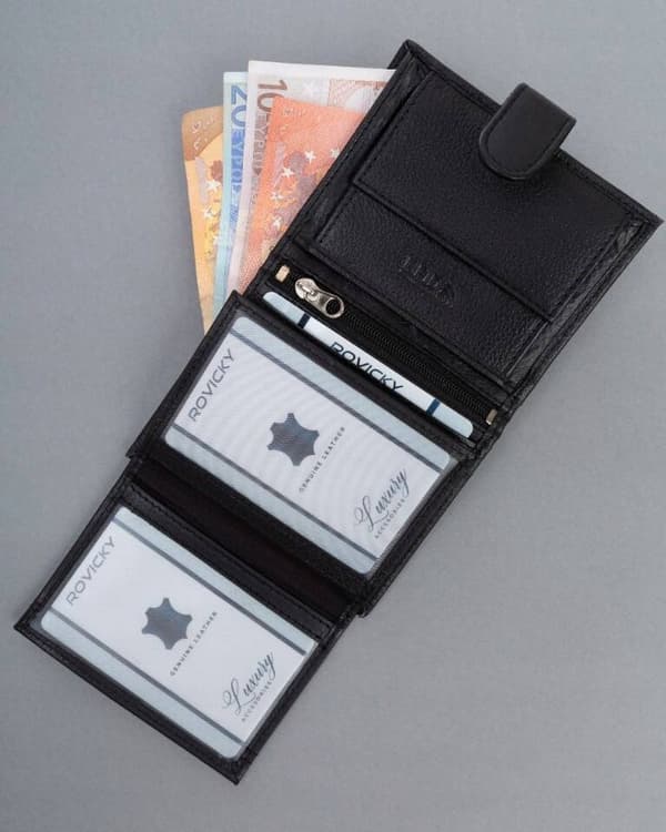 Kožená pánská peněženka s RFID systémem - 4U Cavaldi