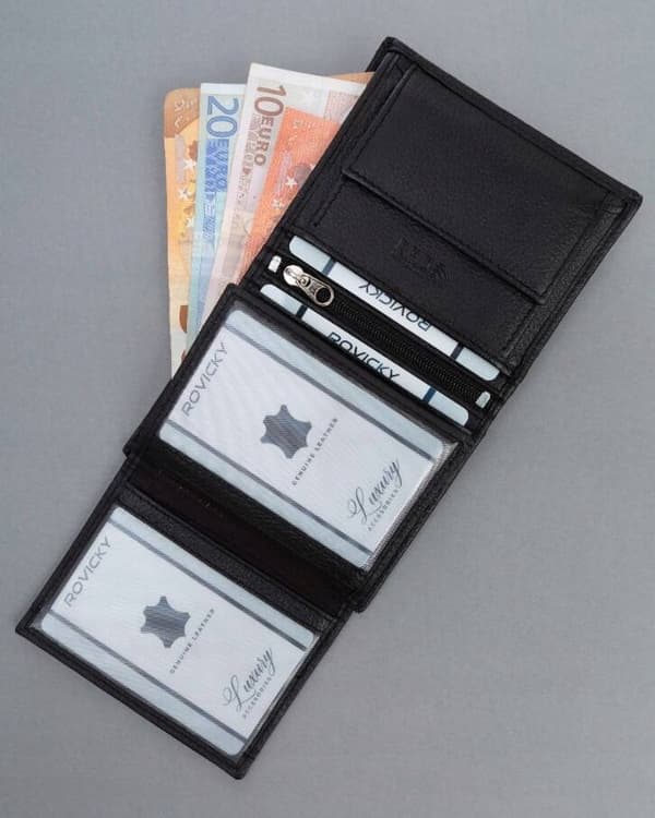 Kožená pánská peněženka s RFID systémem - 4U Cavaldi