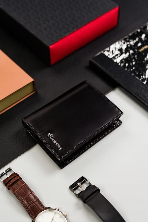 Kožená, velká pánská peněženka s RFID systémem - Rovicky