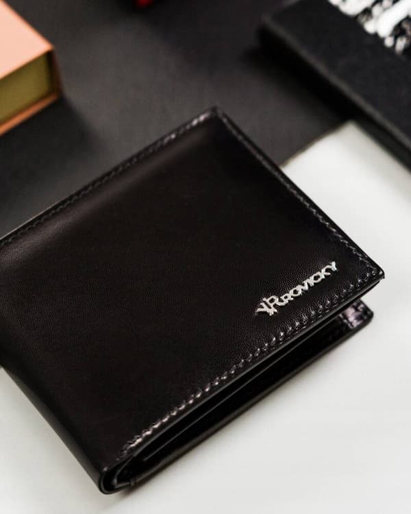 Kožená, horizontální pánská peněženka s RFID systémem - Rovicky