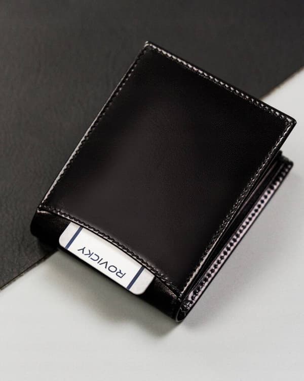 Kožená, horizontální pánská peněženka s RFID systémem - Rovicky