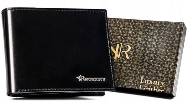 Kožená, horizontální pánská peněženka s RFID systémem - Rovicky