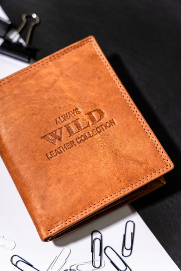 Stor læder pung til mænd - Always Wild