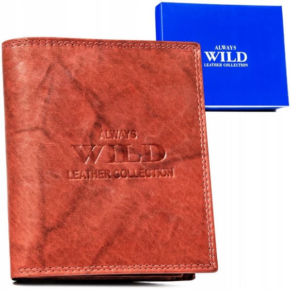 Stor læder pung til mænd - Always Wild
