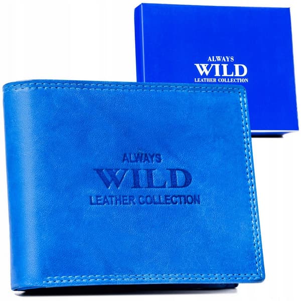 Stor, læder pung uden lås - Always Wild