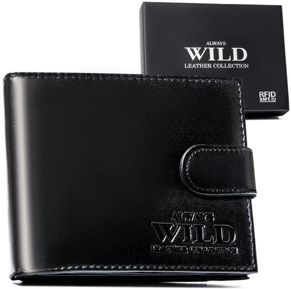 Elegantní, kožená pánská peněženka na patentku - Always Wild