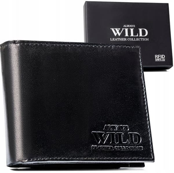 Elegantní, kožená pánská peněženka bez zapínání - Always Wild