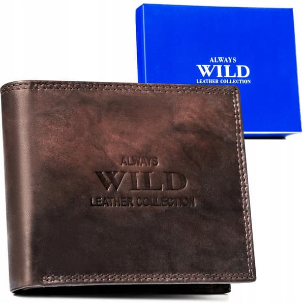 Velká pánská peněženka z přírodní kůže - Always Wild