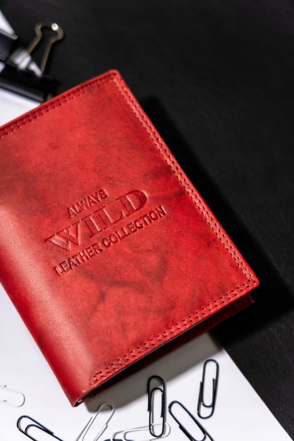 Velká, vertikální pánská peněženka z přírodní kůže - Always Wild