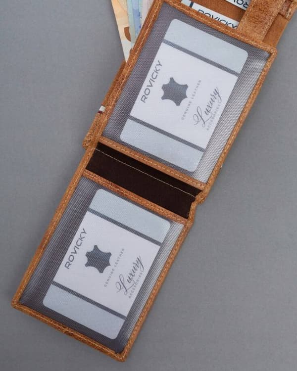 Velká, vlastenecká pánská peněženka se systémem RFID