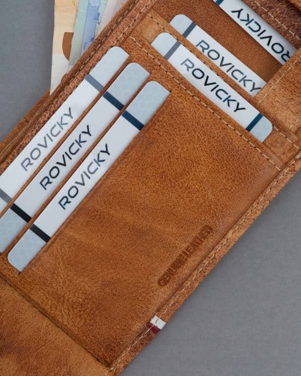 Velká, vlastenecká pánská peněženka se systémem RFID