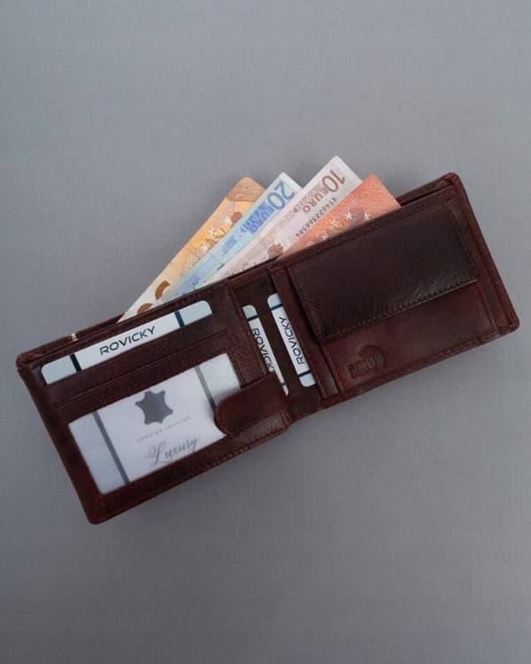 Velká, vlastenecká pánská peněženka se systémem RFID