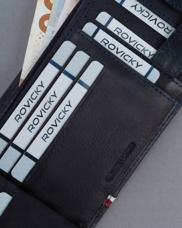 Velká, vlastenecká pánská peněženka se systémem RFID