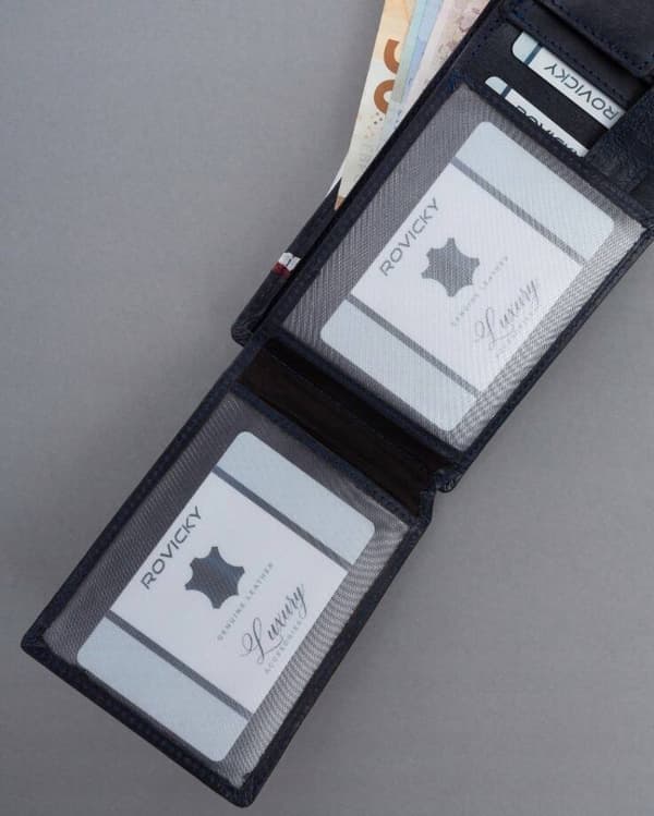 Velká, vlastenecká pánská peněženka se systémem RFID