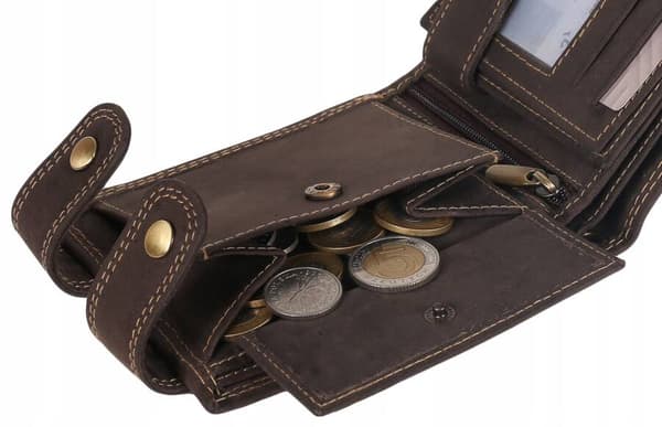 Velká, kožená pánská peněženka s RFID systémem - Always Wild