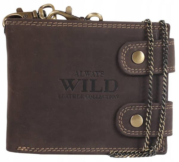 Velká, kožená pánská peněženka s RFID systémem - Always Wild