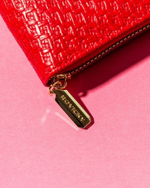 Elegantní dámská peněženka-penál na zip - Rovicky