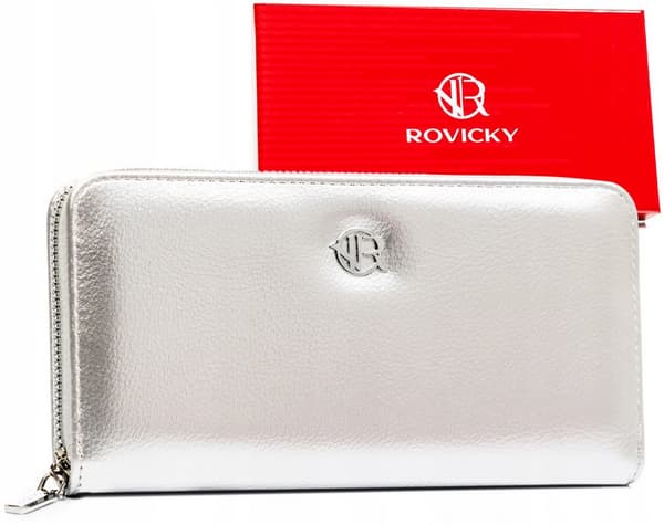 Elegantní, velká dámská peněženka na zip - Rovicky