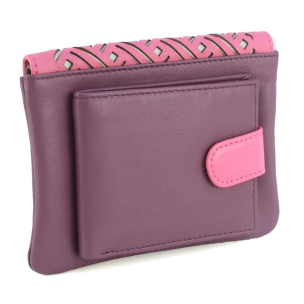 Eastern Counties Leather Dam/Lady Luna läderväska Grape/Rose One Size