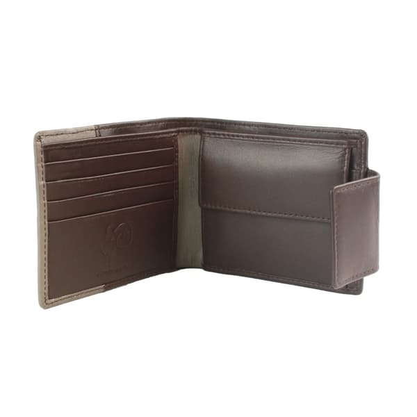 Eastern Counties Leather Scott plånbok i läder med kontrasterande paneler