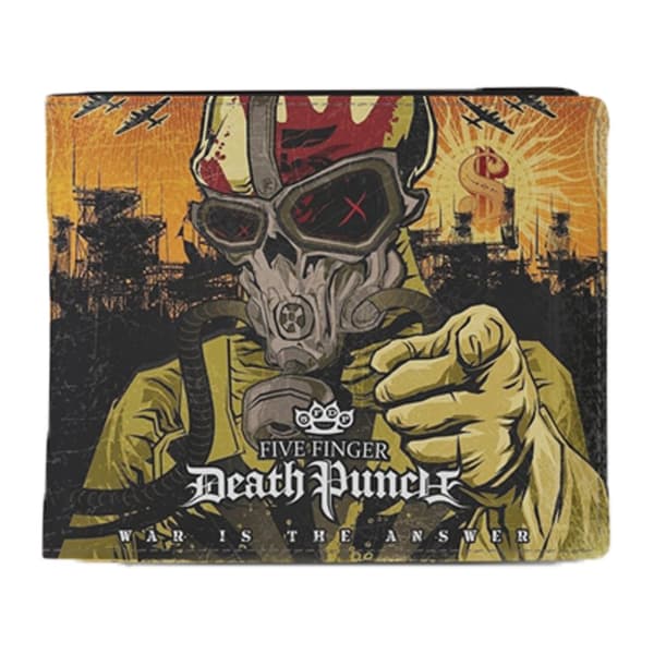 Five Finger Death Punch War Is The Answer Bifold Wallet One Size