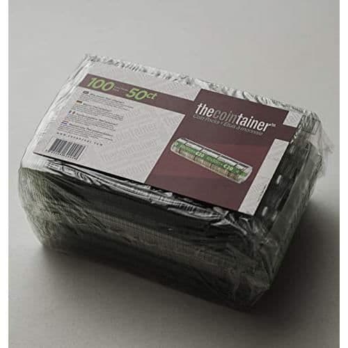 Monetique Lot om 3 paket med 100 myntfodral för 0,10/0,20/0,50 euromynt - L100TC102050