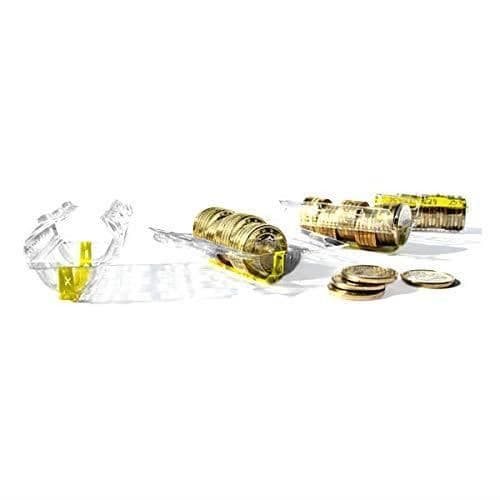 Monetique Lot om 3 paket med 100 myntfodral för 0,10/0,20/0,50 euromynt - L100TC102050
