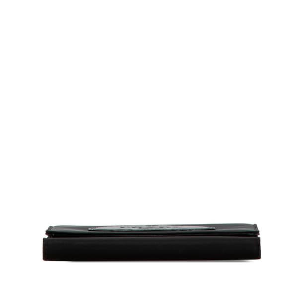 Pre-owned Prada Tessuto Small Wallet Black