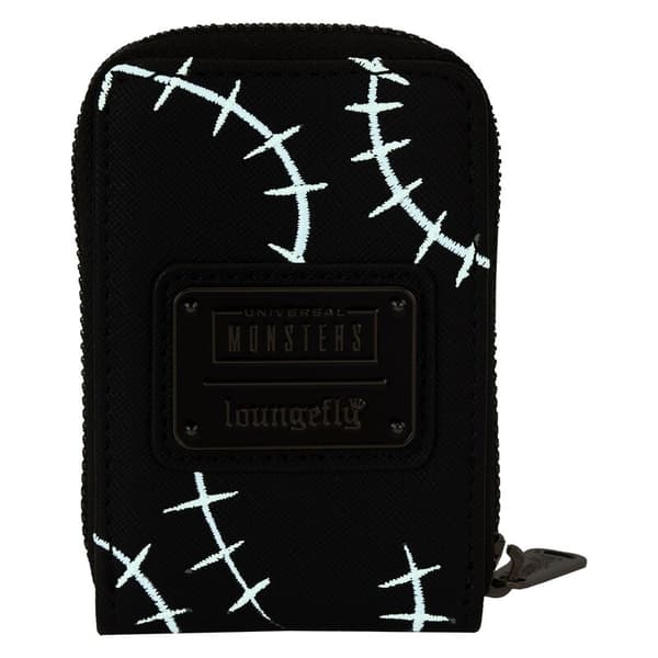 Loungefly Universal Monster Bride of Frankenstein Neon Mask card holder