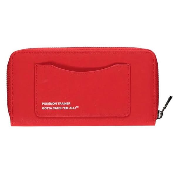 Pokemon Purse Trainer Tech poke Ball Logo ny officiell Red Zipped Around