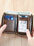 Miniatyrbilde 4 av 5: INF RFID-blokkerende ekte lær lommebok for menn
