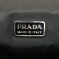 Miniatyrbilde 6 av 9: Pre-owned Prada Tessuto Double Zip Pouch Black