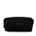Miniatyrbilde 1 av 9: Pre-owned Prada Tessuto Double Zip Pouch Black