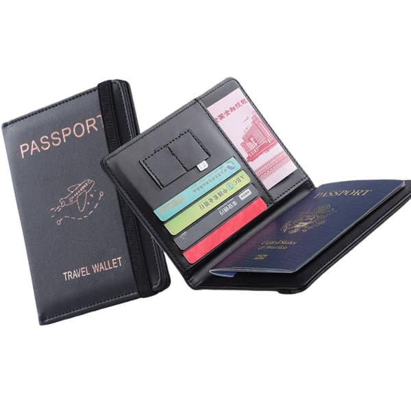 INF RFID-blokkerende passholder og reiselommebok