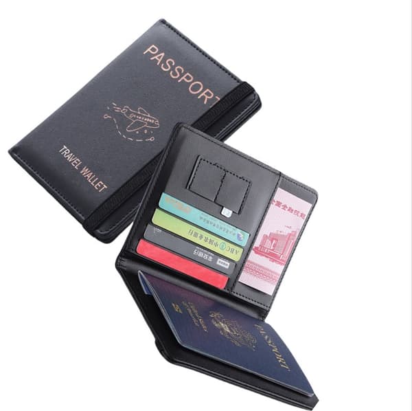 INF RFID-blokkerende passholder og reiselommebok