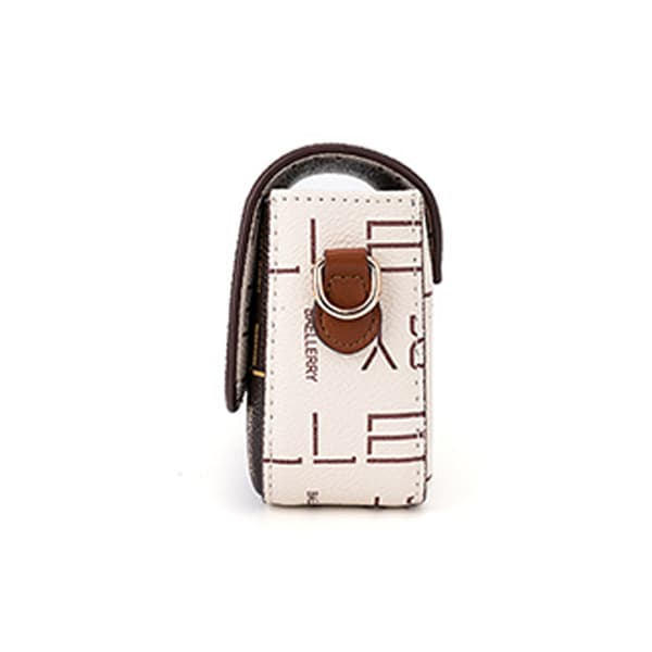 INF Off-White og brun skulderveske for kvinner
