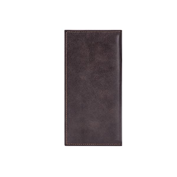 INF Kaffe brun PU-skinnlommebok for menn med flere kortspor