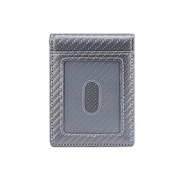 INF Slank RFID-blokkeringslommebok - Karbonfibertekstur - Sikre kort og kontanter