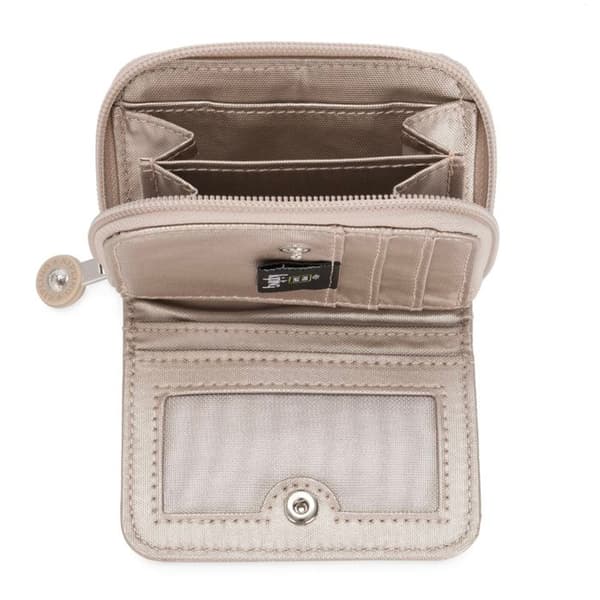 Toppar Plånbok Korthållare kipling Basic Eyes Vidöppna Toppar Plånbok Korthållare Metallic Glow [94885]