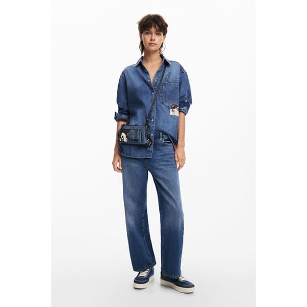 Desigual Mickey Denim Edge Lisa plånbok