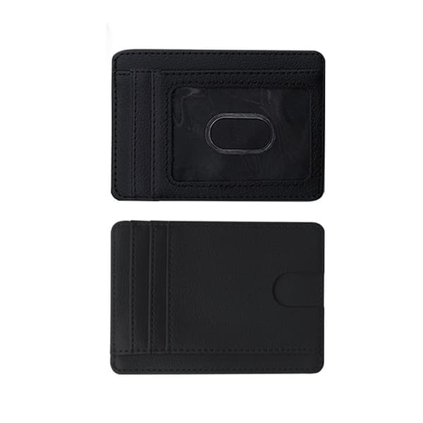INF RFID-blockerande korthållare, 8 kortplatser PU-läderkortfodral