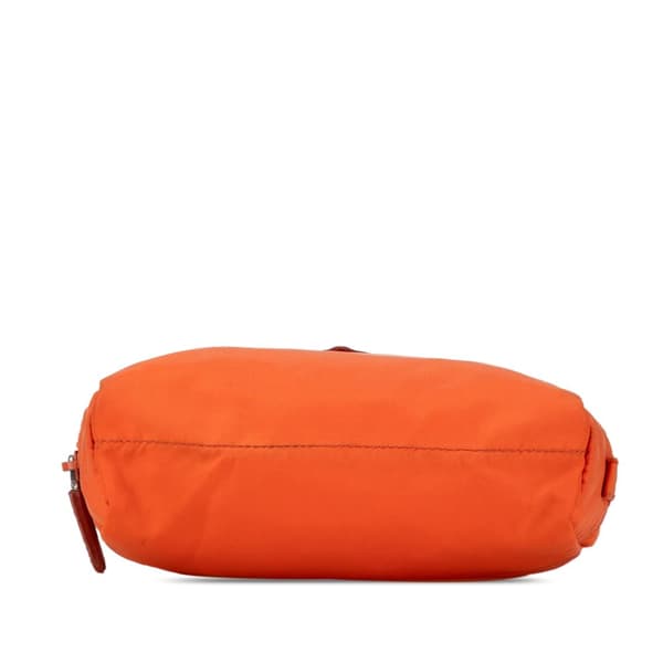 Pre-owned Prada Tessuto Pouch Orange