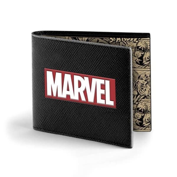 Herrplånbok - Marvel Comics - Svart - One Size