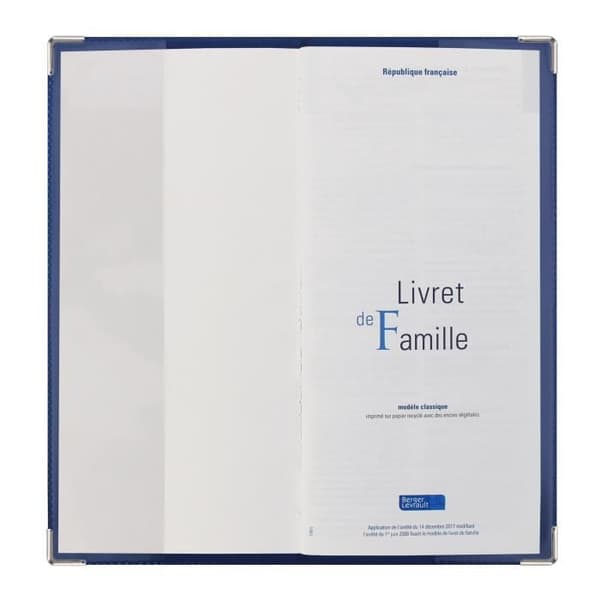 Familjeboksfodral - CANOCEA - Marinblå - PVC utsida - Tillverkad i Frankrike - Unisex