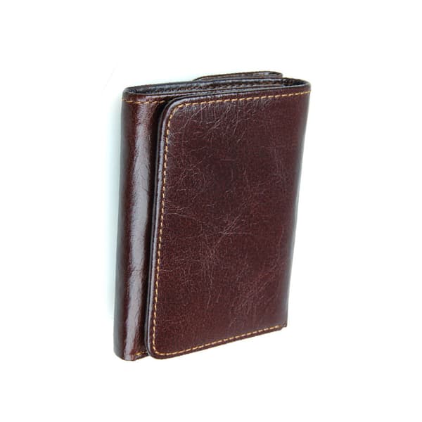 INF RFID-blockerande plånbok, läderplånbok för män, Slim Bifold-plånbok