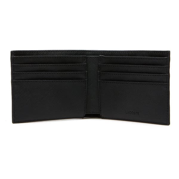 Lacoste Classic Petit Piqué Six Card Lompakko Musta  Mies