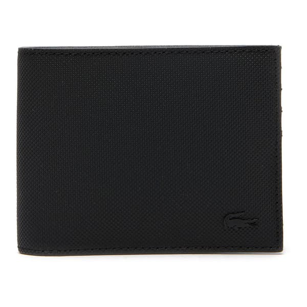 Lacoste Classic Petit Piqué Six Card Tegnebog Sort  Mand