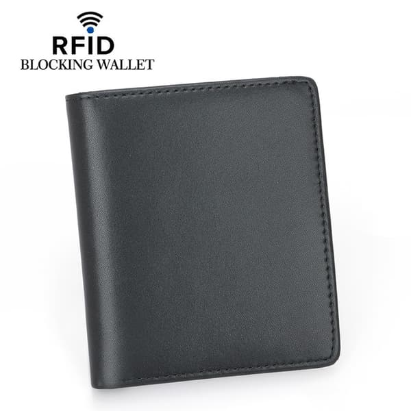 INF RFID-blockerande smal plånbok för män