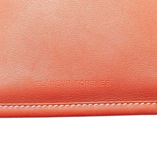 Pre-owned Hermès Petit H Swift Flaneur Forever Passport Case Red