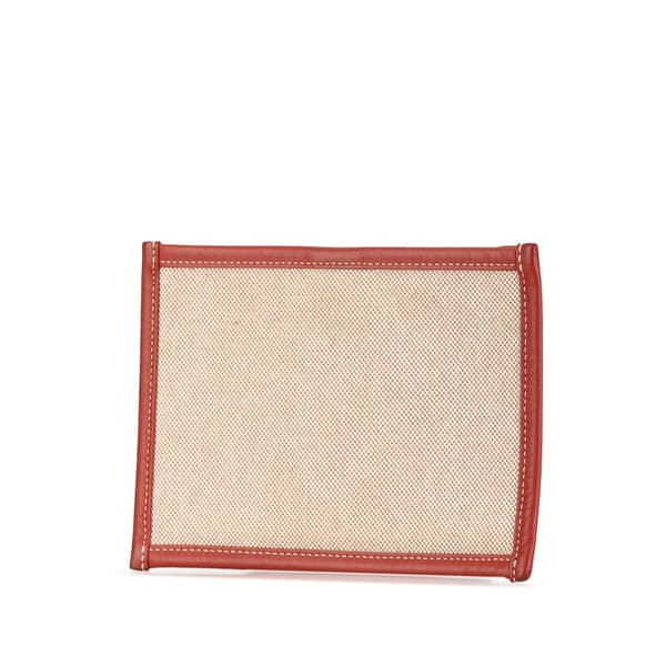 Pre-owned Hermès Petit H Swift Flaneur Forever Passport Case Red